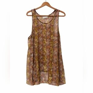 Zimmermann Floral Sheer Tank Top